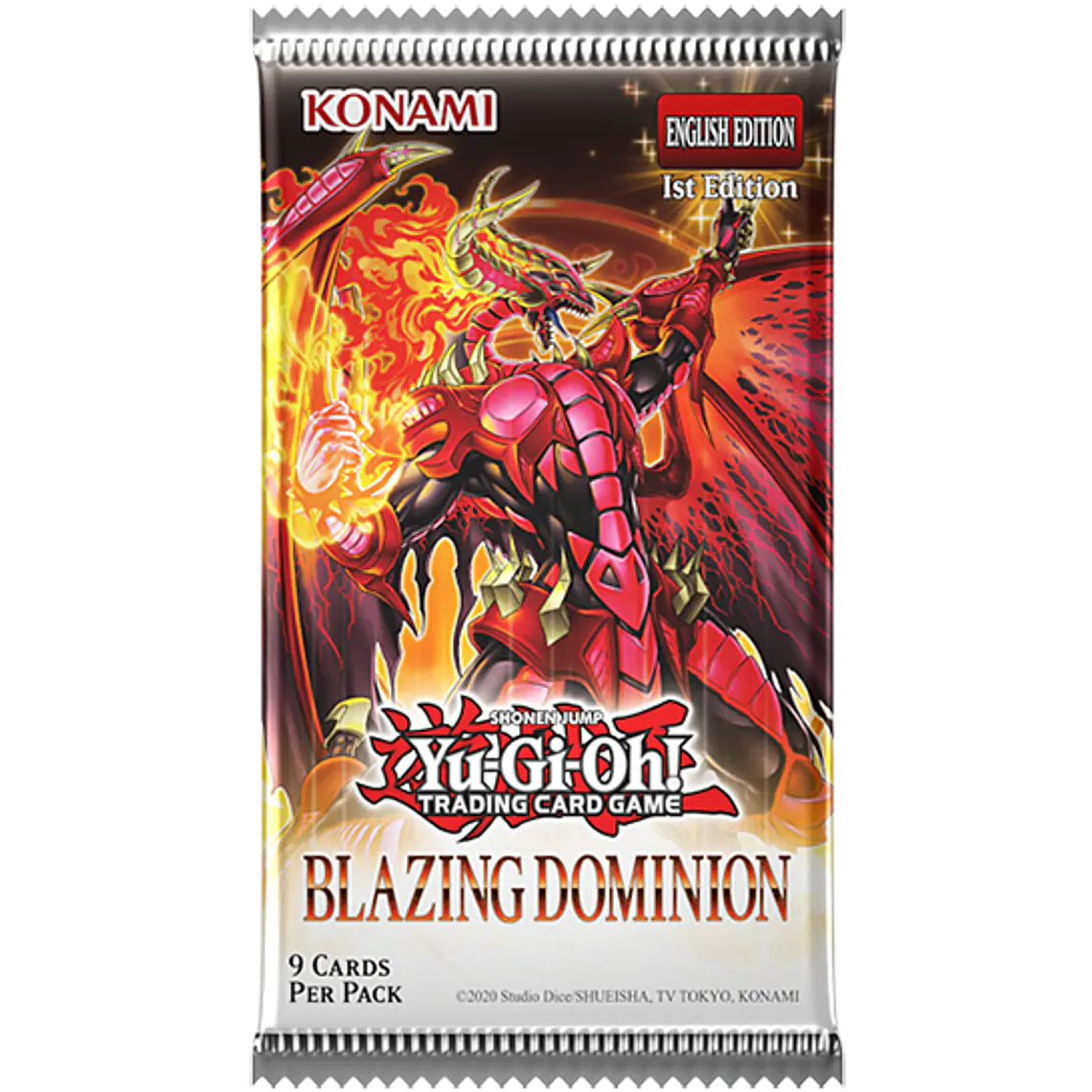 Yu-Gi-Oh! Blazing Dominion Sobre en Inglés 1