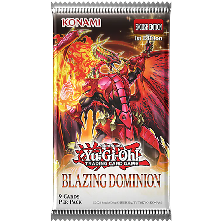 Yu-Gi-Oh! Blazing Dominion Sobre en Inglés 1