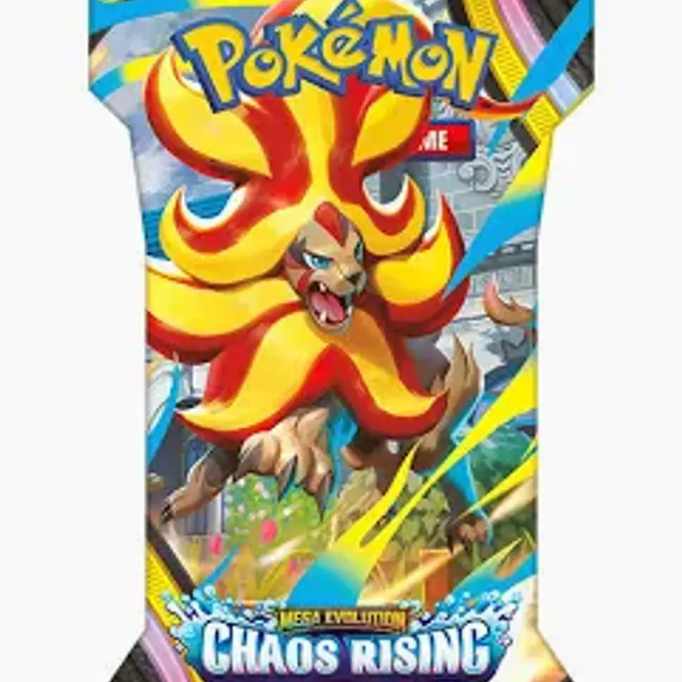 Pokémon Chaos Rising Sleeve Booster Inglés 1