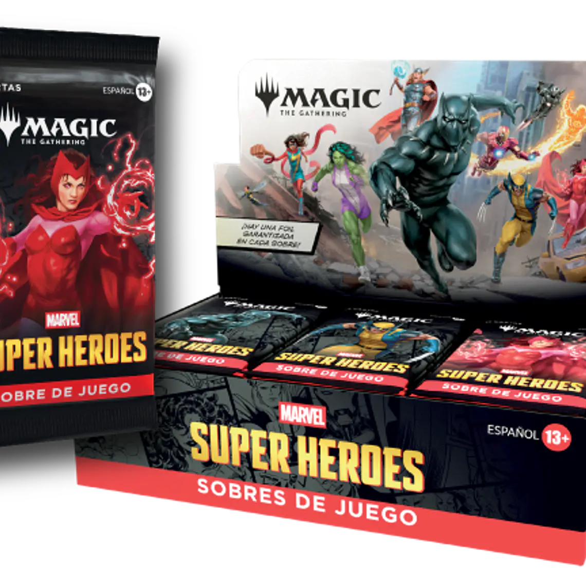 Universes Beyond Marvel Super Heroes Display de 30 Sobres 1