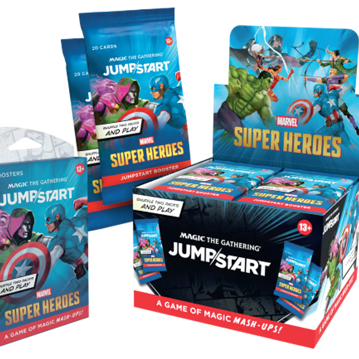 Universes Beyond Marvel Super Heroes Jumpstart Display 1