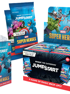 [Preventa]  Universes Beyond Marvel Super Heroes Jumpstart Display