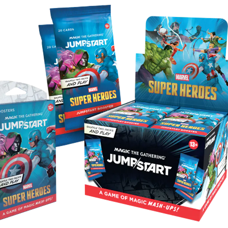 Universes Beyond Marvel Super Heroes Jumpstart Display 1