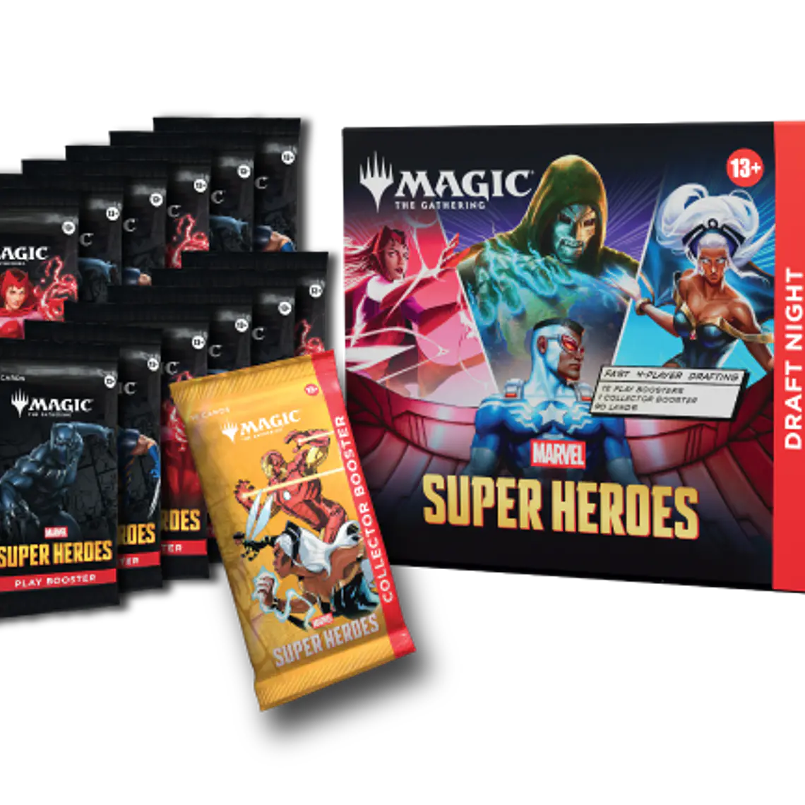 Universes Beyond Marvel Super Heroes Draft Night Box 1