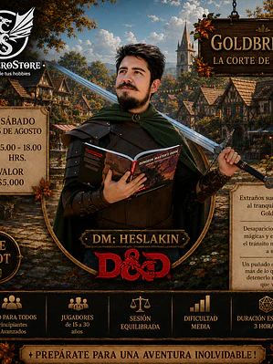 Sesión DnD Zona Cero Store - ''Goldbreeze - La corte de otoño''