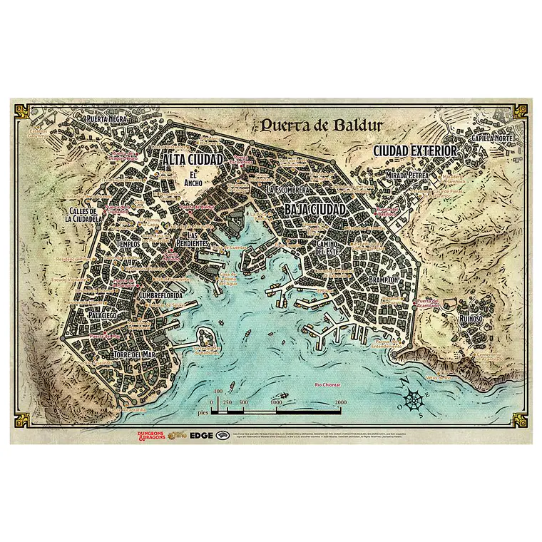 Set de Mapas la puerta de baldur 1