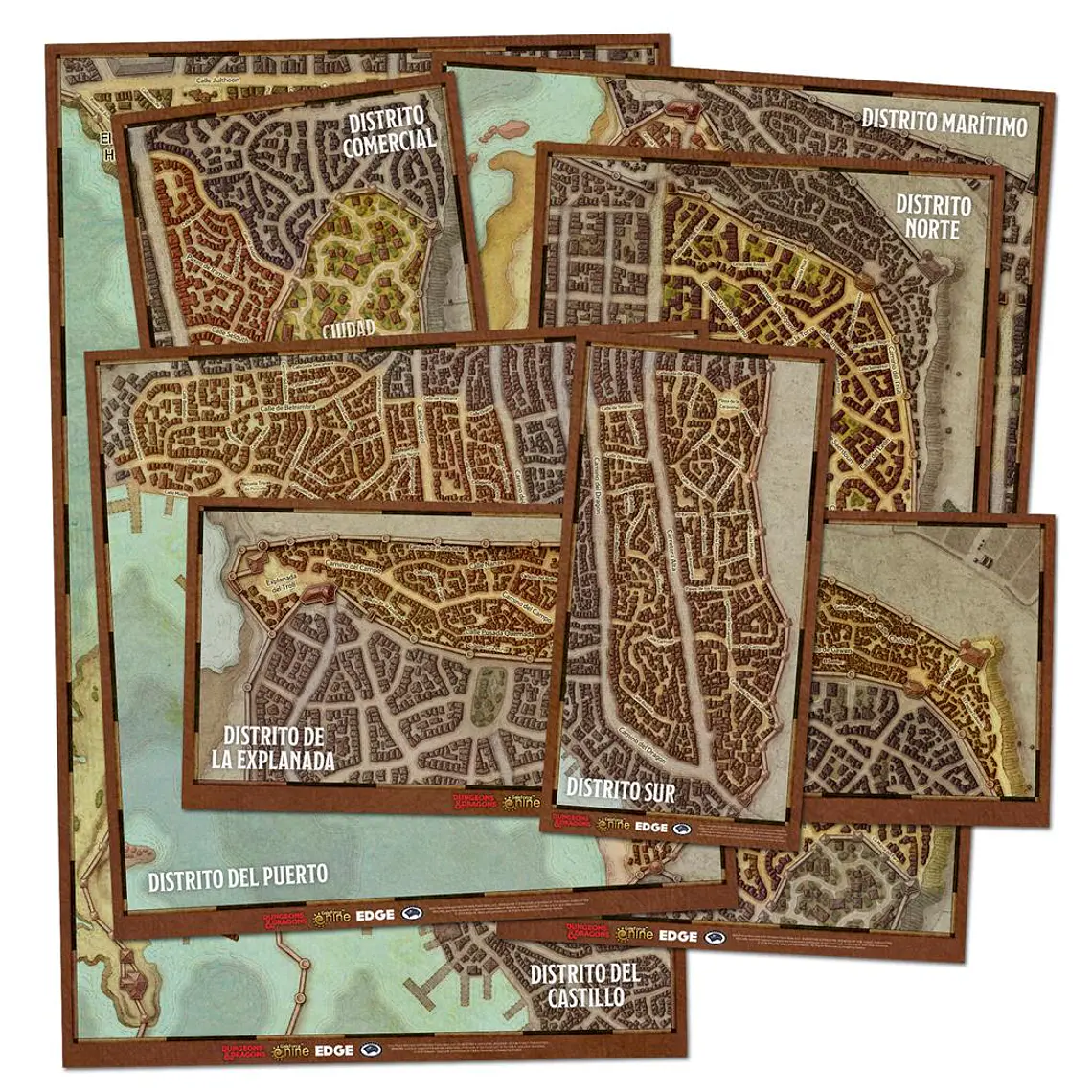 Set de Mapas WaterDeep 1
