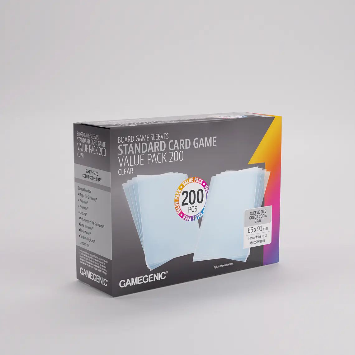 Protector Transparente 200 Pcs GameGenic 1
