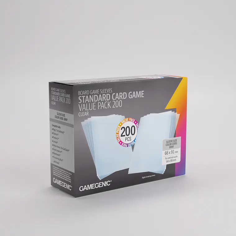 Protector Transparente 200 Pcs GameGenic 1