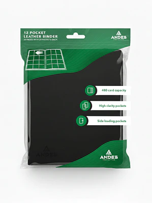 Carpeta de Cuero - Andes - 12 Bolsillos