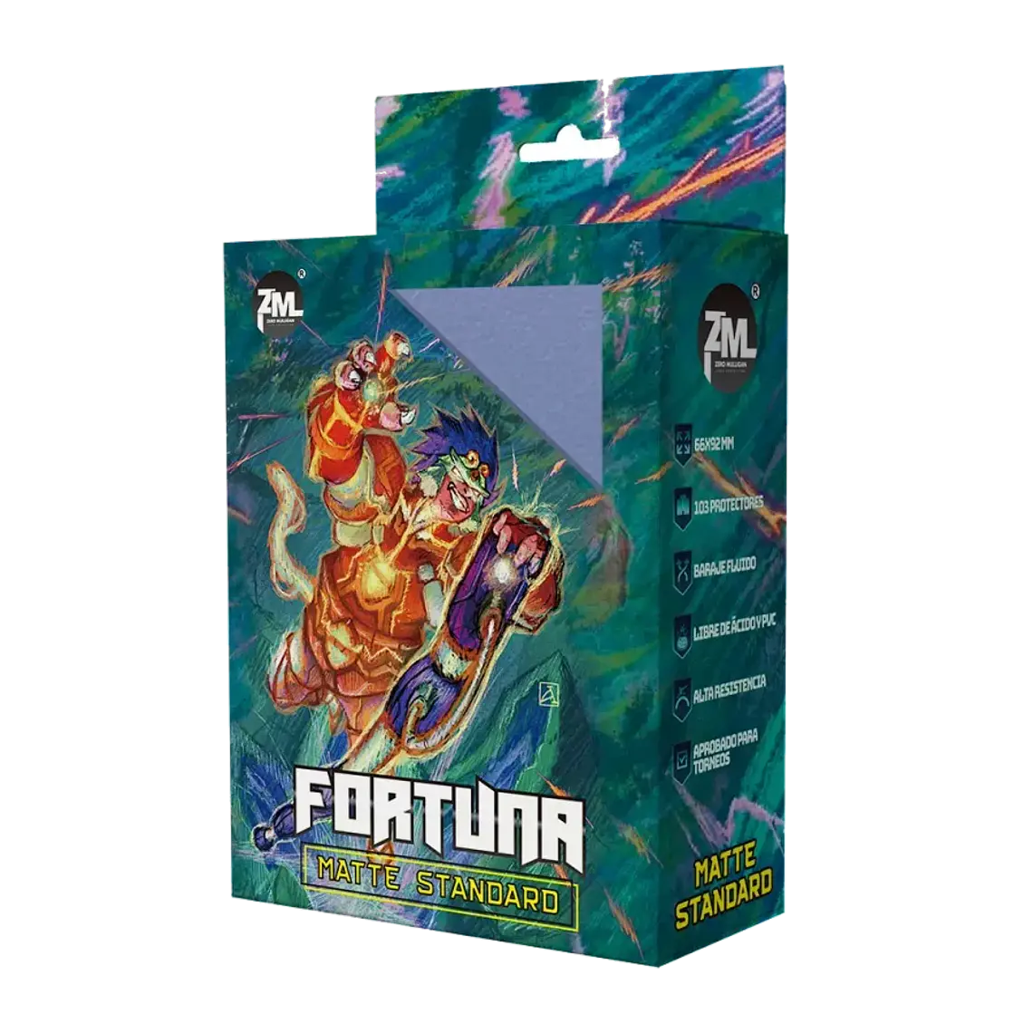 Protector Estándar Fortuna - Cyan Pastel 1