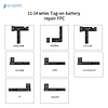 Flex JC Bateria iPhone 11 - 14Pm Tag-on