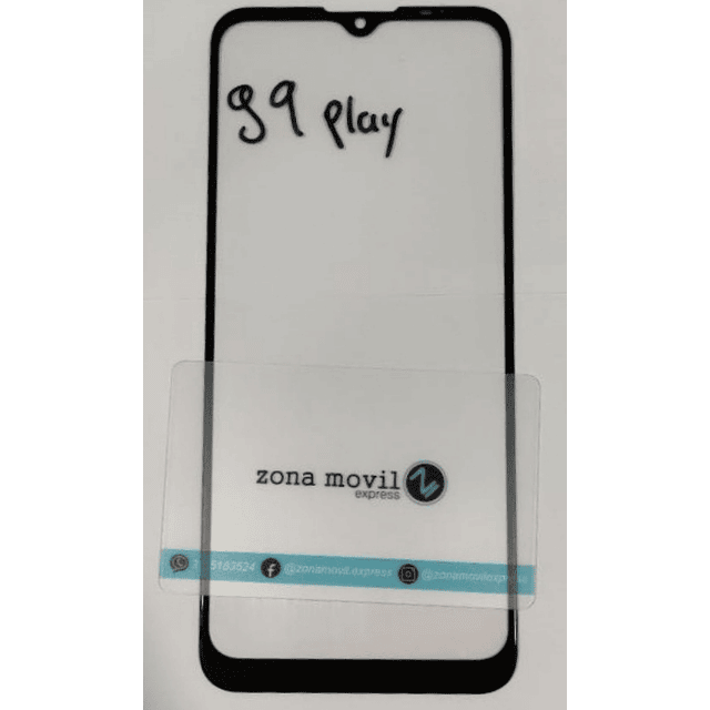 Motorola g9 play vidrio + oca
