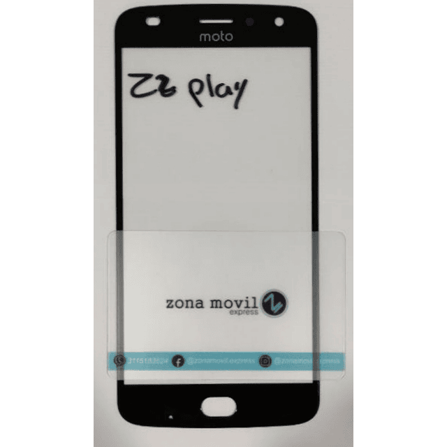 Motorola z2 play vidrio + oca