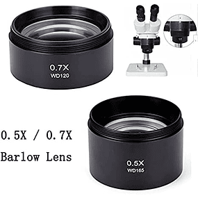 Lente Barlow para Microscopio