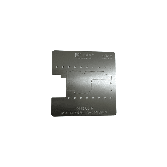 Stencil Reballing Interposer Placas iPhone X - 14PM por unidad 