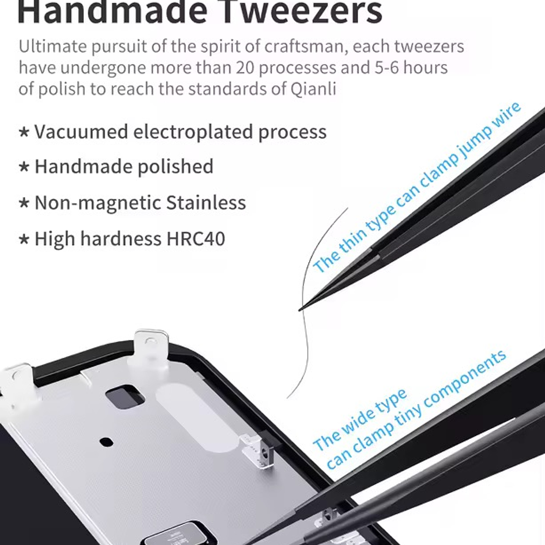 Pinza en Acero Qianli FX03 4