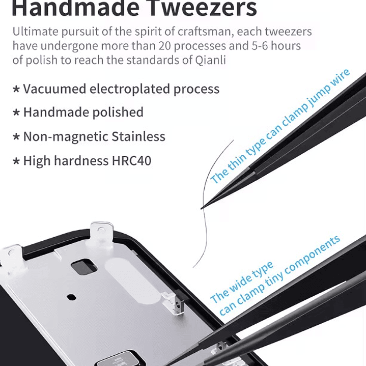 Pinza en Acero Qianli FX03 4
