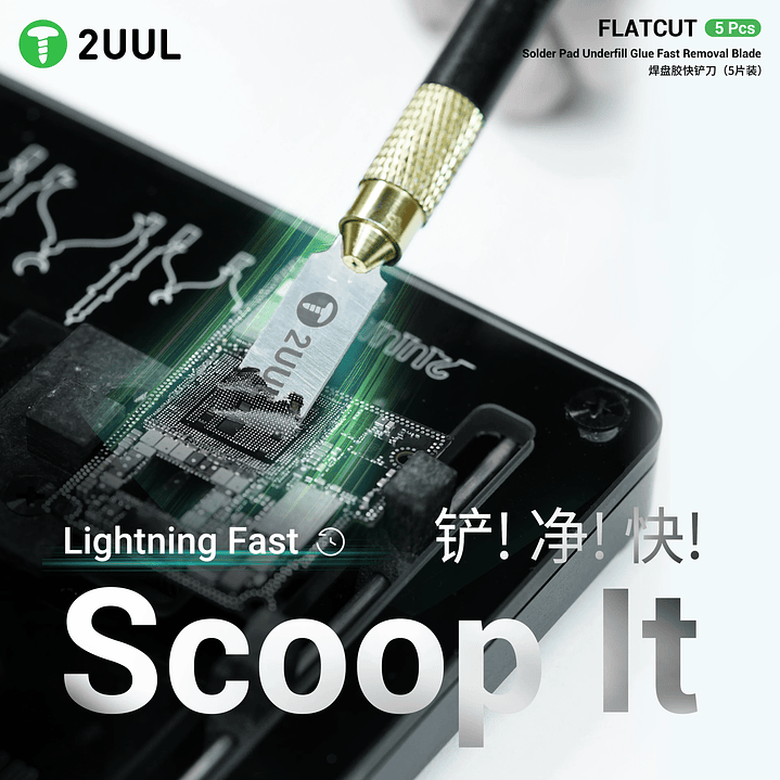 Cuchilla X5 plana 2UUL DA28 5