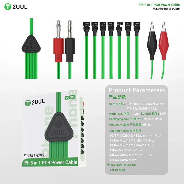 Cable de Poder iPhone 8-16 Pro Max 2UUL PW05 4