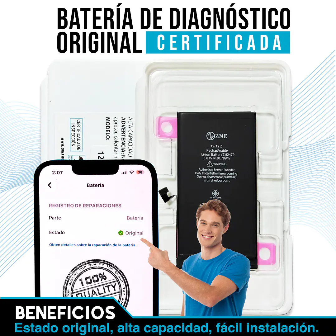 Bateria iPhone Diagnostico ORIGINAL 1