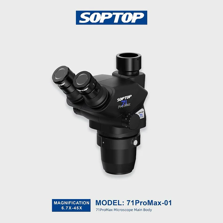Cabezal Microscopio Trinocular SOPTOP 71 Pro Max 1