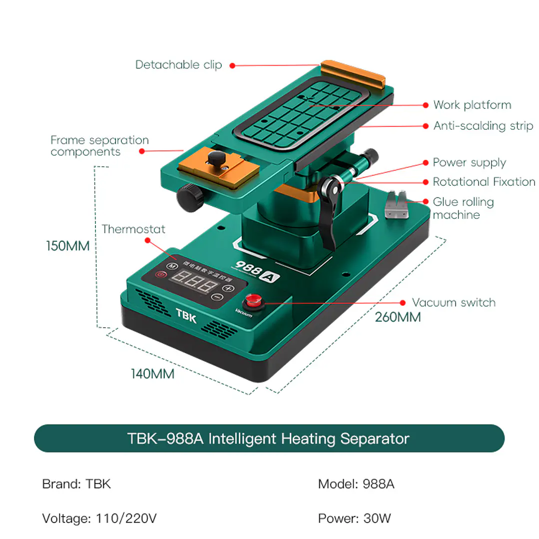 Plancha TBK 988A 5