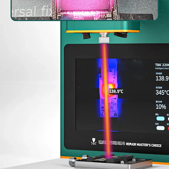 Máquina de soldadura láser TBK 2206 con imagen térmica y microscopio HD 2