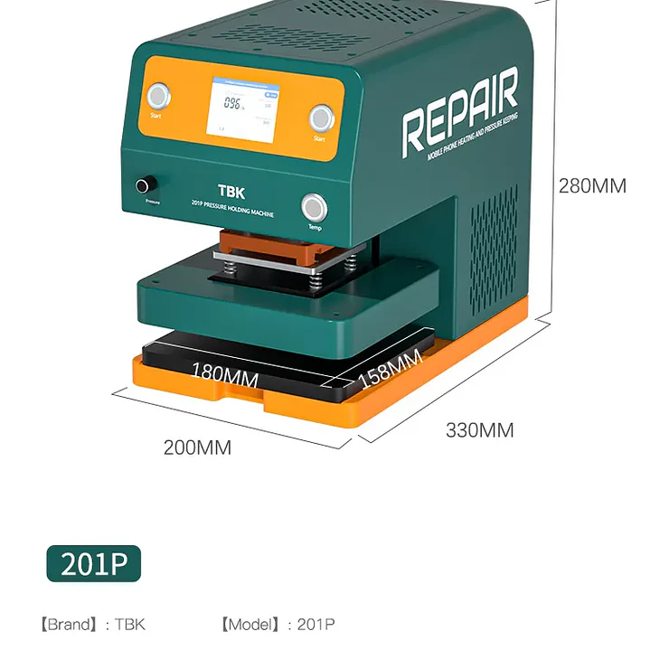 Prensa térmica universal TBK 201P 4