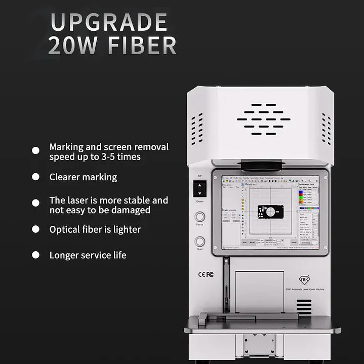 Máquina láser TBK 958F de 20 W 6