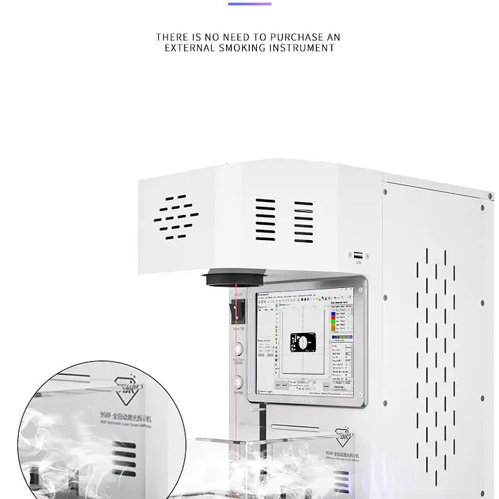 Máquina láser TBK 958F de 20 W 7