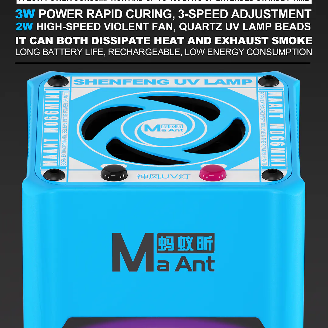 Ventilar y Luz UV MaAnt M066 mini 6