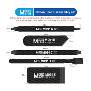 Aperturas de Carbono Kit de 5 Unidades
