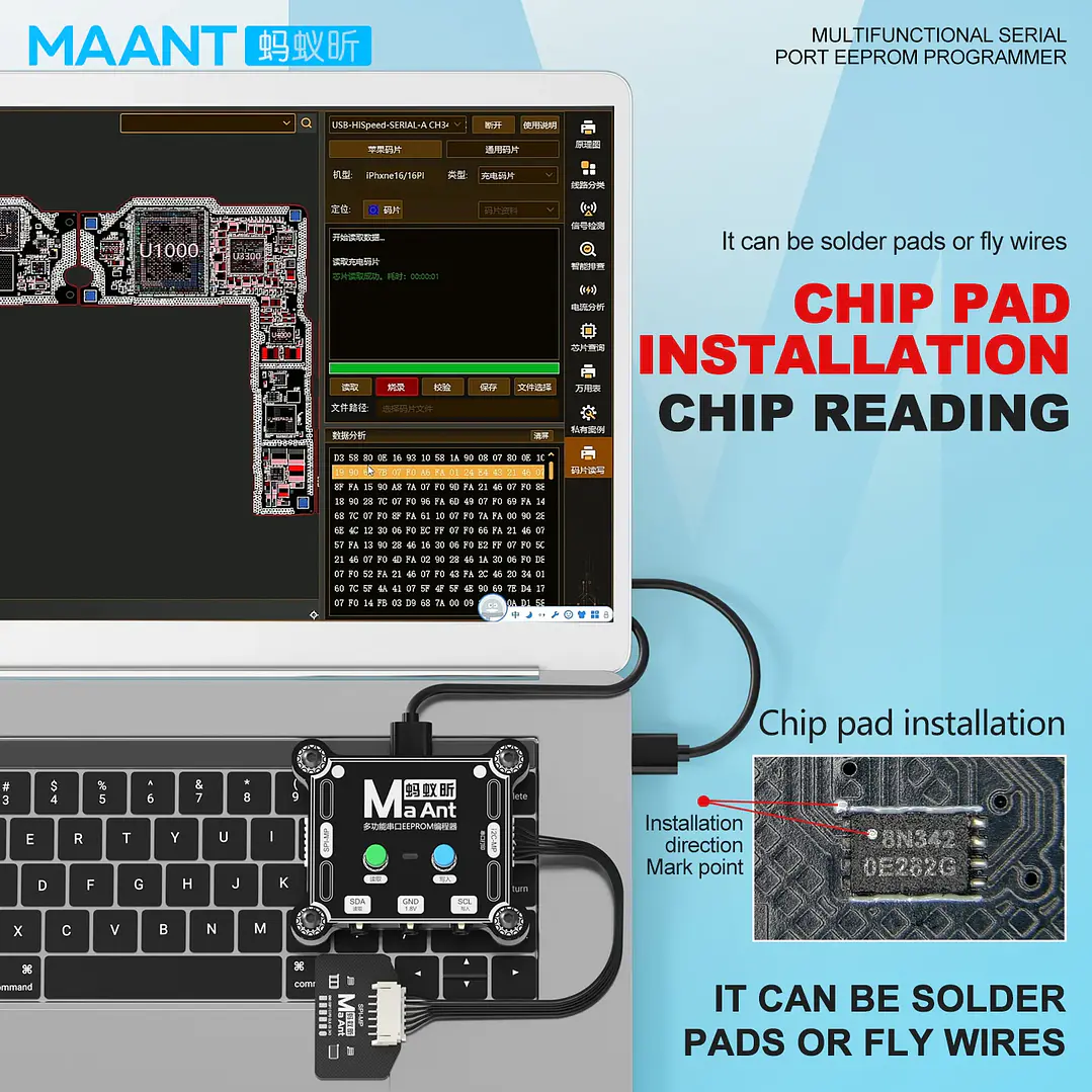 Programadora EEPROM E1 MaAnt 4
