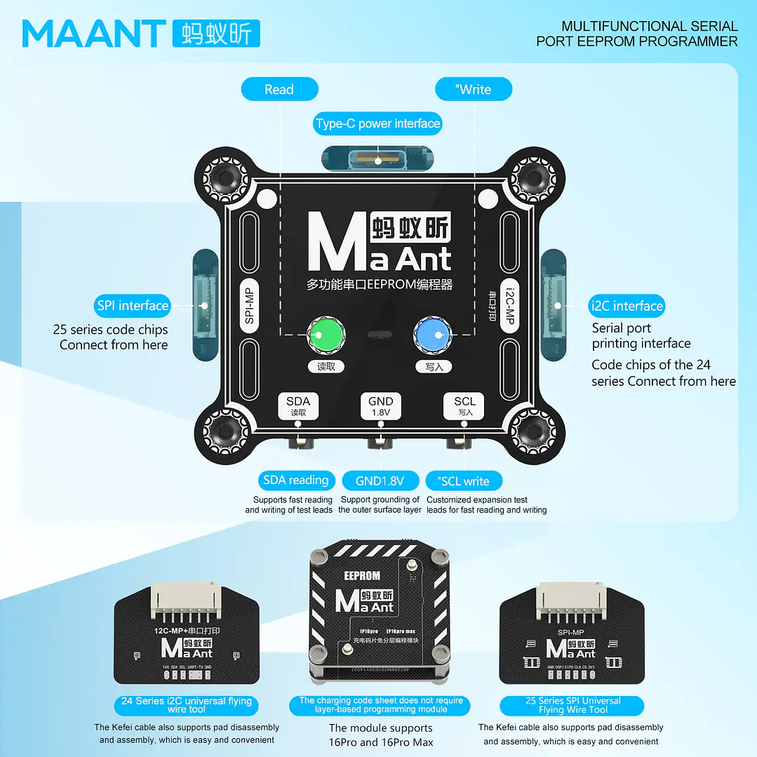 Programadora EEPROM E1 MaAnt 7