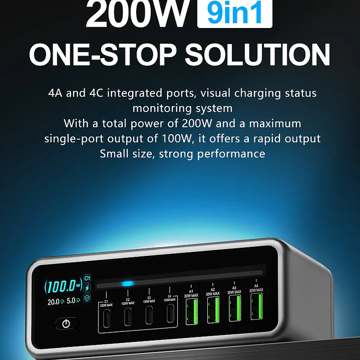 Multipuerto 200W MaAnt MT-P200 5