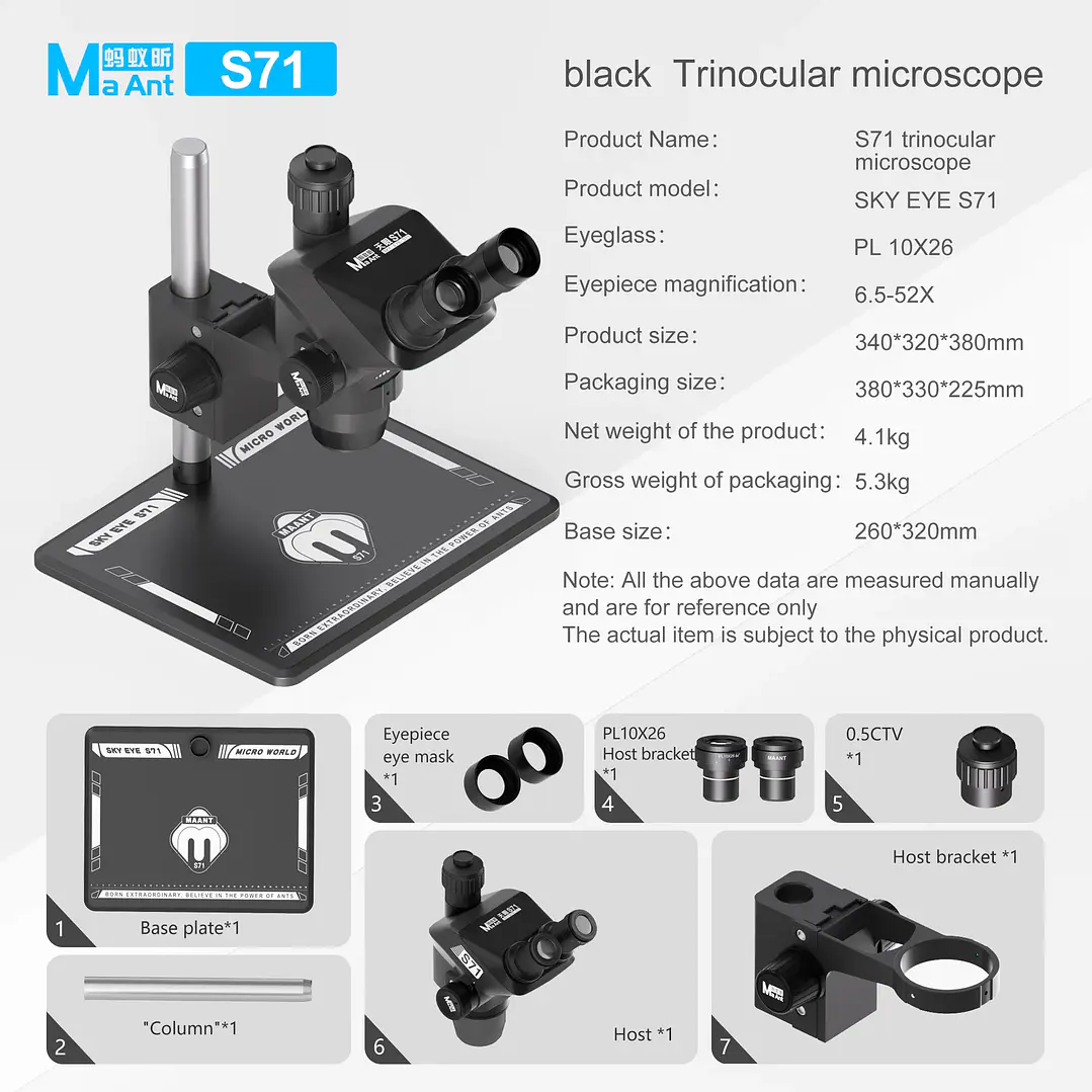 Microscopio MaAnt serie S71 5