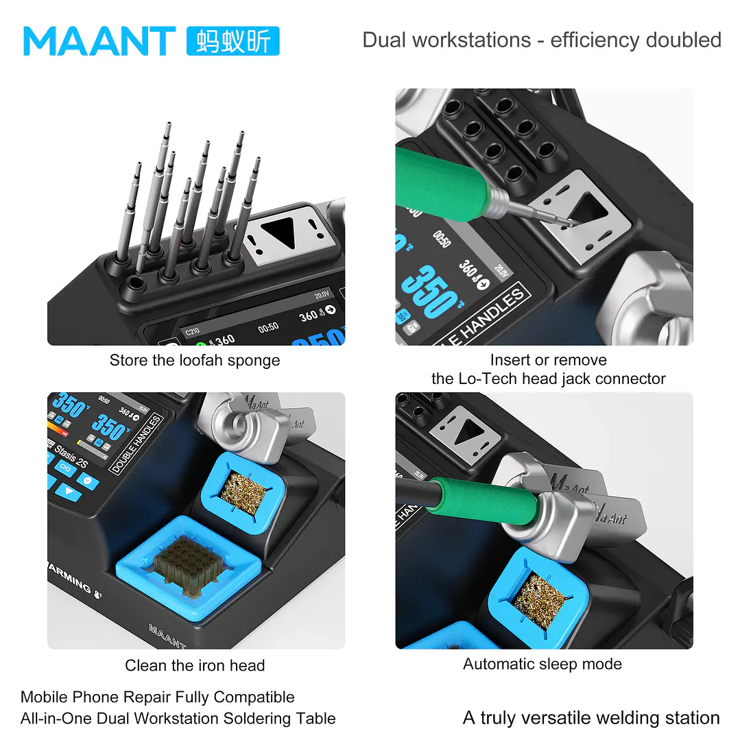 Cautin Doble de 200W MaAnt 2S 5