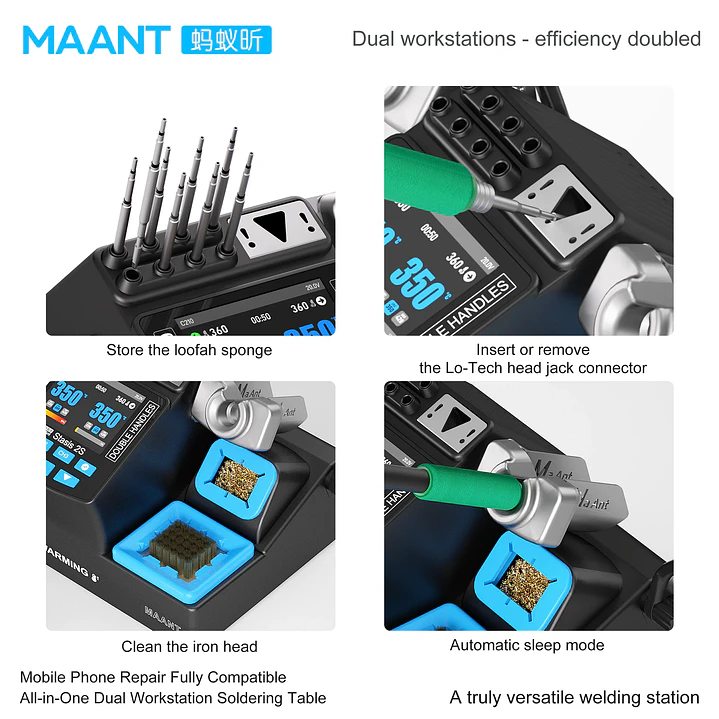 Cautin Doble de 200W MaAnt 2S 5
