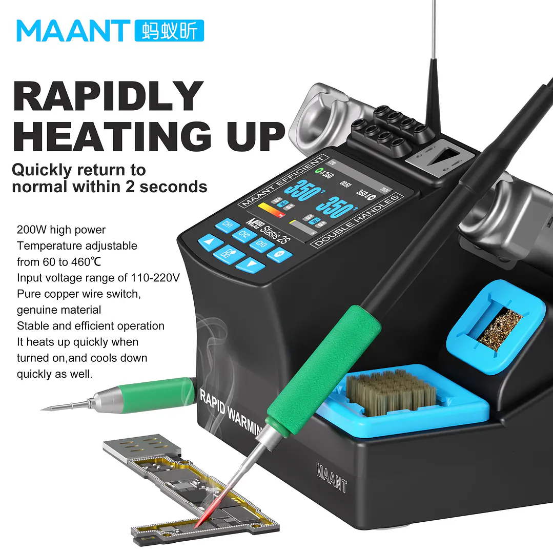 Cautin Doble de 200W MaAnt 2S 6