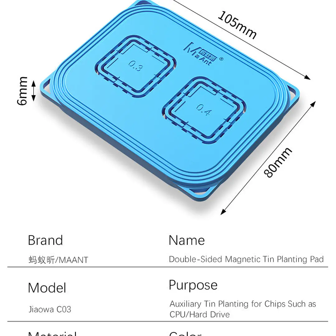 Plataforma Reballing Universal MaAnt C03 4