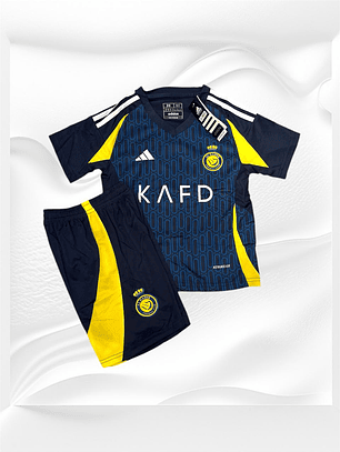 Uniforme Al Nassar FC Visitante 2024/25 Azul Oficial 
