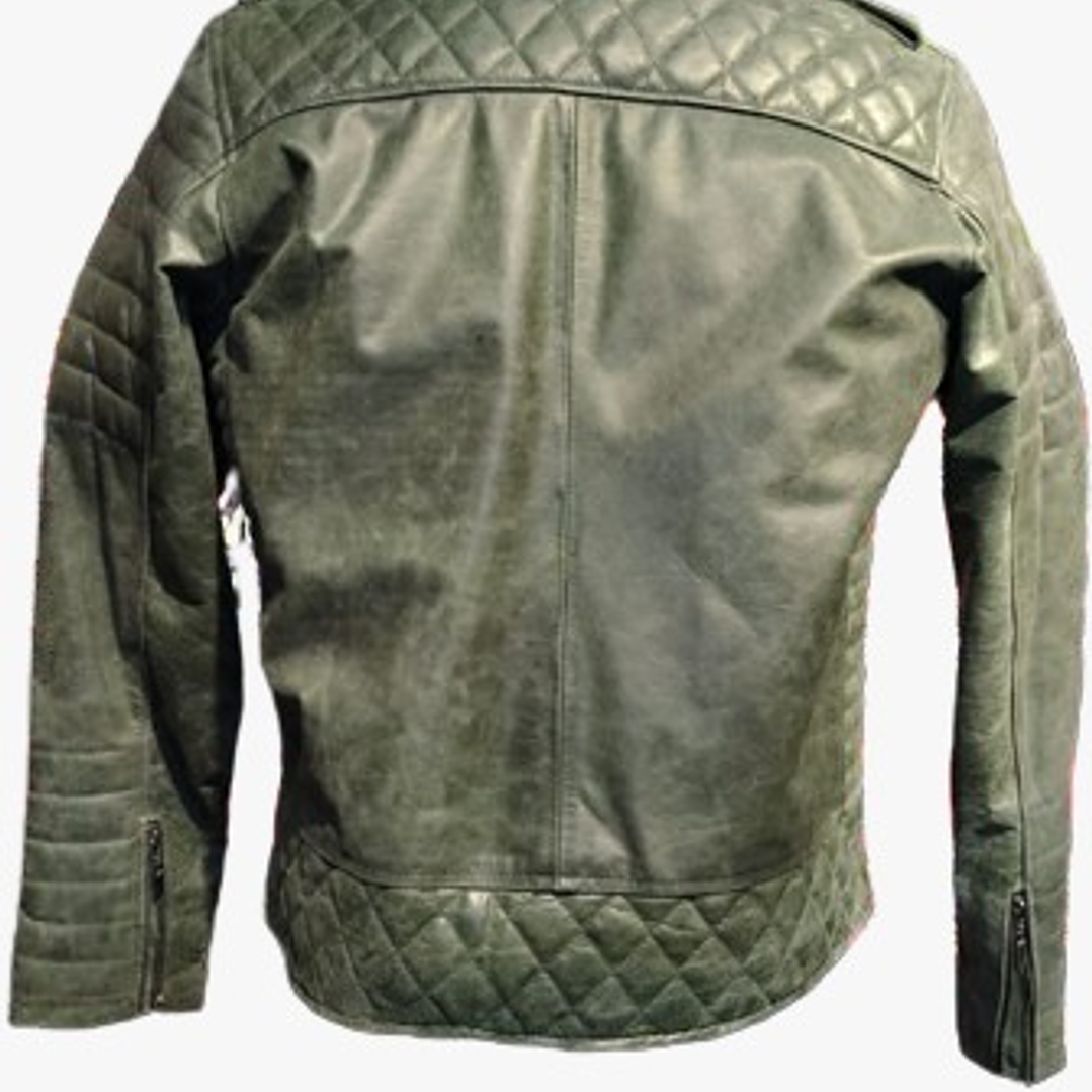 Chaqueta Biker Acolchada Café Racer Híbrida  2