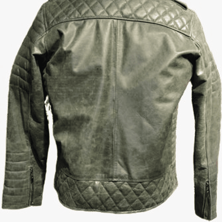 Chaqueta Biker Acolchada Café Racer Híbrida  2