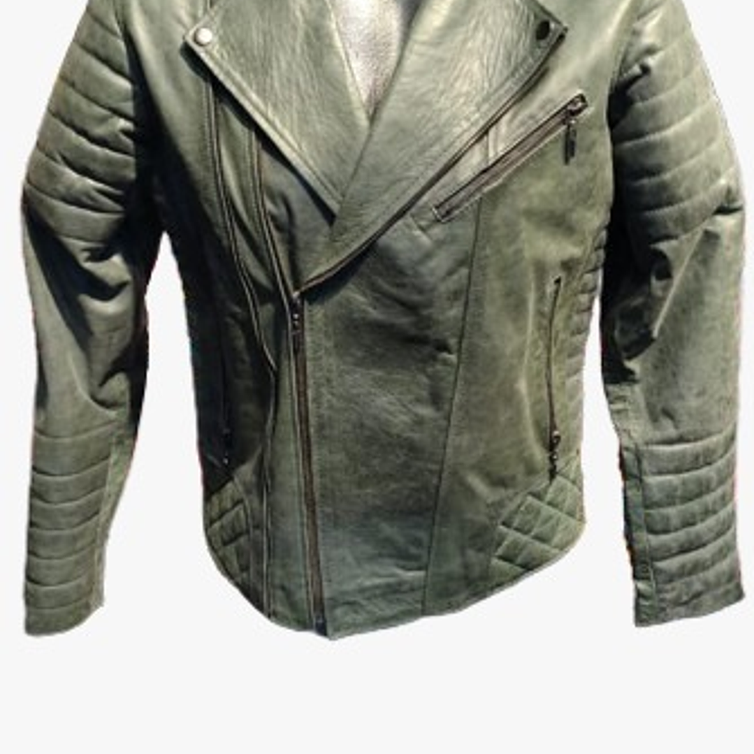 Chaqueta Biker Acolchada Café Racer Híbrida  1