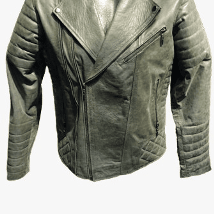 Chaqueta Biker Acolchada Café Racer Híbrida  1