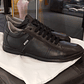 Tenis Hugo Boss Low Top en Cuero color Negro  - Miniatura 2