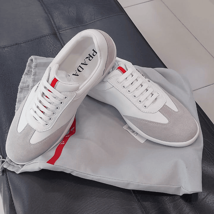Prada America’s Cup Blanco con Detalles Gris  2