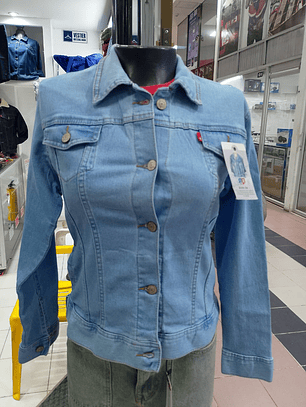 Chaqueta de Jean Mujer tipo Trucker 
