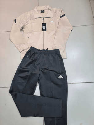 Sudadera Adidas Training Cafe y Negro 